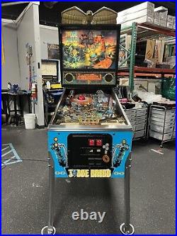 1993 Judge Dredd Pinball Machine Leds Professional Techs Topper Comics