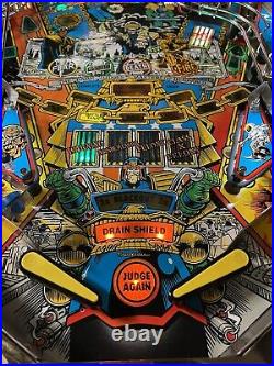 1993 Judge Dredd Pinball Machine Leds Professional Techs Topper Comics