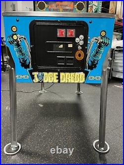 1993 Judge Dredd Pinball Machine Leds Professional Techs Topper Comics