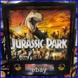 1993 Jurassic Park Pinball Machine Dinosaur Eats The Ball Leds The Original