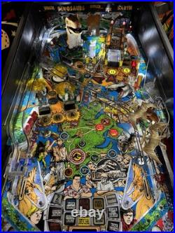 1993 Jurassic Park Pinball Machine Dinosaur Eats The Ball Leds The Original