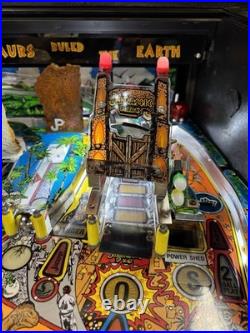 1993 Jurassic Park Pinball Machine Dinosaur Eats The Ball Leds The Original
