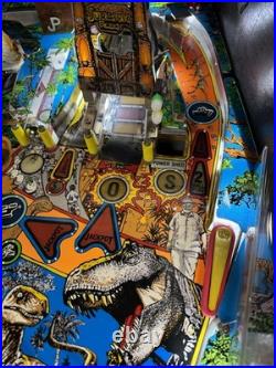 1993 Jurassic Park Pinball Machine Dinosaur Eats The Ball Leds The Original
