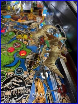 1993 Jurassic Park Pinball Machine Dinosaur Eats The Ball Leds The Original