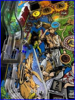 1993 Jurassic Park Pinball Machine Dinosaur Eats The Ball Leds The Original
