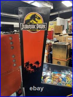 1993 Jurassic Park Pinball Machine Dinosaur Eats The Ball Leds The Original
