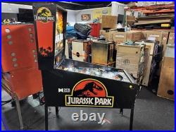 1993 Jurassic Park Pinball Machine Dinosaur Eats The Ball Leds The Original