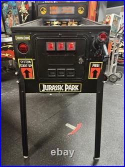 1993 Jurassic Park Pinball Machine Dinosaur Eats The Ball Leds The Original
