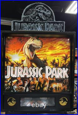 1993 Jurassic Park Pinball Machine Leds Fully Refurbished Plays Great
