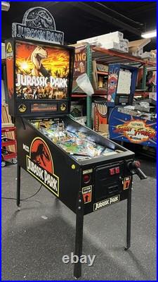 1993 Jurassic Park Pinball Machine Leds Fully Refurbished Plays Great