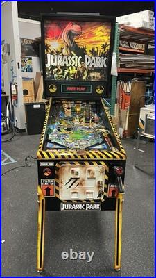 1993 Jurassic Park Pinball Machine Leds Fully Restored Nicest You Will Find