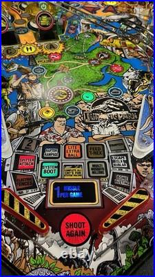 1993 Jurassic Park Pinball Machine Leds Fully Restored Nicest You Will Find