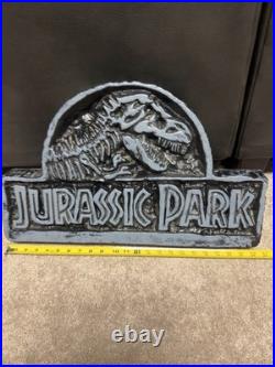 1993 Jurassic Park Pinball Machine Original Used Header Only Display Topper