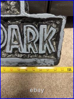 1993 Jurassic Park Pinball Machine Original Used Header Only Display Topper 1993 Jurassic Park Pinball Machine Original Used Header Only Display Topper