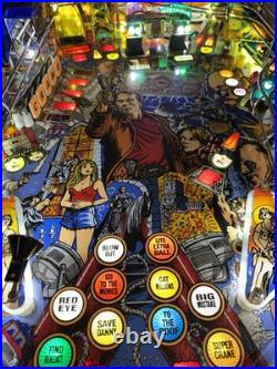 1993 Last Action Hero Pinball Machine Color DMD Leds Incredible Condition