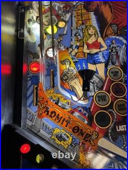 1993 Last Action Hero Pinball Machine Color DMD Leds Incredible Condition