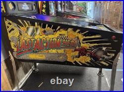 1993 Last Action Hero Pinball Machine Color DMD Leds Incredible Condition