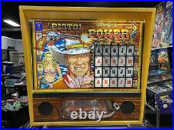 1993 Pistol Poker Pinball Machine Only 200 Made Alvin G Super Duper Rare