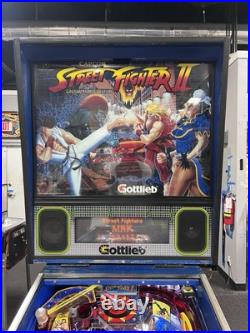 1993 Street Fighter II Pinball Machine Leds Professional Techs Plays Great 1993 Street Fighter II Pinball Machine Leds Professional Techs Plays Great