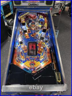 1993 Street Fighter II Pinball Machine Leds Professional Techs Plays Great 1993 Street Fighter II Pinball Machine Leds Professional Techs Plays Great