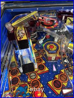 1993 Street Fighter II Pinball Machine Leds Professional Techs Plays Great 1993 Street Fighter II Pinball Machine Leds Professional Techs Plays Great