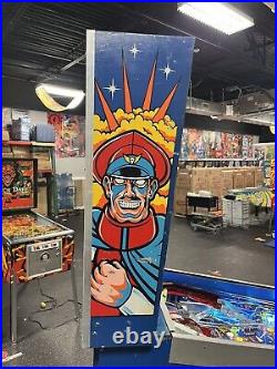 1993 Street Fighter II Pinball Machine Leds Professional Techs Plays Great