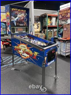 1993 Street Fighter II Pinball Machine Leds Professional Techs Plays Great 1993 Street Fighter II Pinball Machine Leds Professional Techs Plays Great