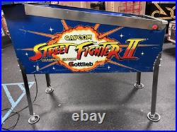 1993 Street Fighter II Pinball Machine Leds Professional Techs Plays Great 1993 Street Fighter II Pinball Machine Leds Professional Techs Plays Great