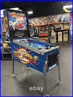 1993 Street Fighter II Pinball Machine Leds Professional Techs Plays Great