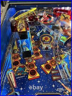 1993 Street Fighter II Pinball Machine Leds Professional Techs Plays Great