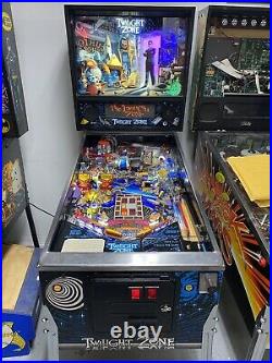 1993 Twilight Zone Pinball Machine Leds Pat Lawlor Stunning