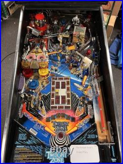 1993 Twilight Zone Pinball Machine Pat Lawlor Thousands In Extras