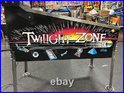1993 Twilight Zone Pinball Machine Prof Techs Leds Pat Lawlor