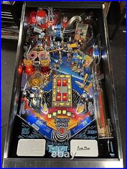 1993 Twilight Zone Pinball Machine Prof Techs Leds Pat Lawlor Color DMD