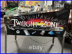 1993 Twilight Zone Pinball Machine Prof Techs Leds Pat Lawlor Color DMD