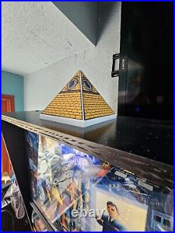 1993 Twilight Zone Pinball Machine Pyramid Topper MOD with Flashing Lights