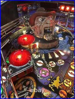 1994 Freddy A Nightmare On Elm Street Pinball Machine Signed By Krueger Leds