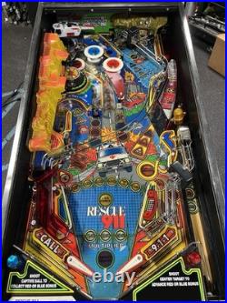 1994 Rescue 911 Pinball Machine Leds Fully Refurbished Police Emt Firemen