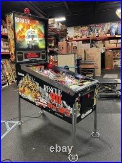 1994 Rescue 911 Pinball Machine Leds Fully Refurbished Police Emt Firemen