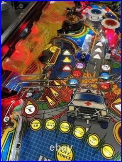 1994 Rescue 911 Pinball Machine Leds Fully Refurbished Police Emt Firemen