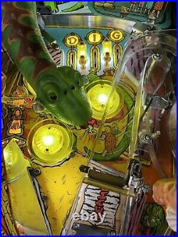 1994 The Flintstones Pinball Machine Prof Techs Leds Works Great Yabba Dabba Doo