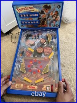 1994 Tomy Pirates Treasure Electronic Pinball Machine NO AC TESTED/WORKS