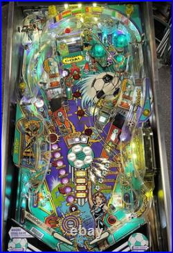 1994 World Cup Soccer Pinball Machine Professional Techs Plays Great Leds