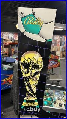 1994 World Cup Soccer Pinball Machine Professional Techs Plays Great Leds