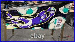 1994 World Cup Soccer Pinball Machine Professional Techs Plays Great Leds
