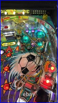 1994 World Cup Soccer Pinball Machine Professional Techs Plays Great Leds
