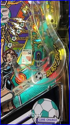 1994 World Cup Soccer Pinball Machine Professional Techs Plays Great Leds 1994 World Cup Soccer Pinball Machine Professional Techs Plays Great Leds