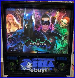 1995 Batman Forever Pinball Machine Leds Fully Refurbished A Beauty Color DMD