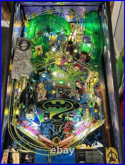 1995 Batman Forever Pinball Machine Leds Fully Refurbished A Beauty Color DMD