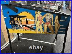 1995 Baywatch Pinball Machine Prof Techs Pamela Anderson Hasselhoff Very Nice